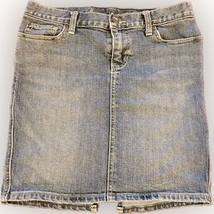 Abercrombie & Fitch blue denim skirt knee length‎